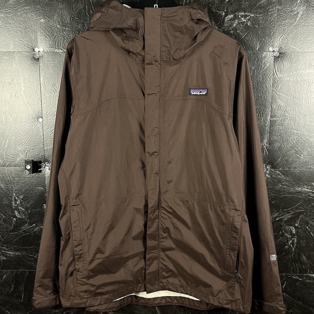 Patagonia Women's Brown H2NO Torrentshell Rain Jacket XL